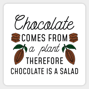 Chocolate Salad Magnet